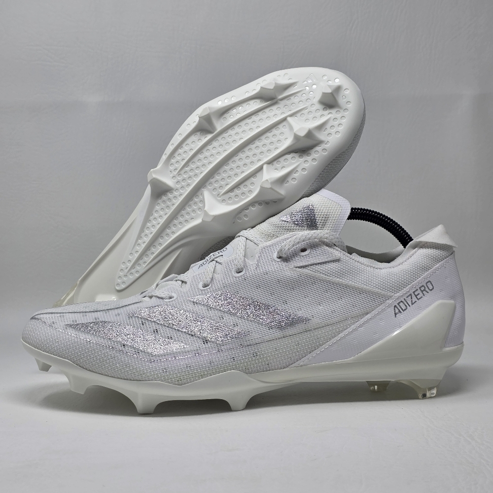 Adidas Adizero Electric Men's White Silver IE4374 Football Cleats Size 9 New